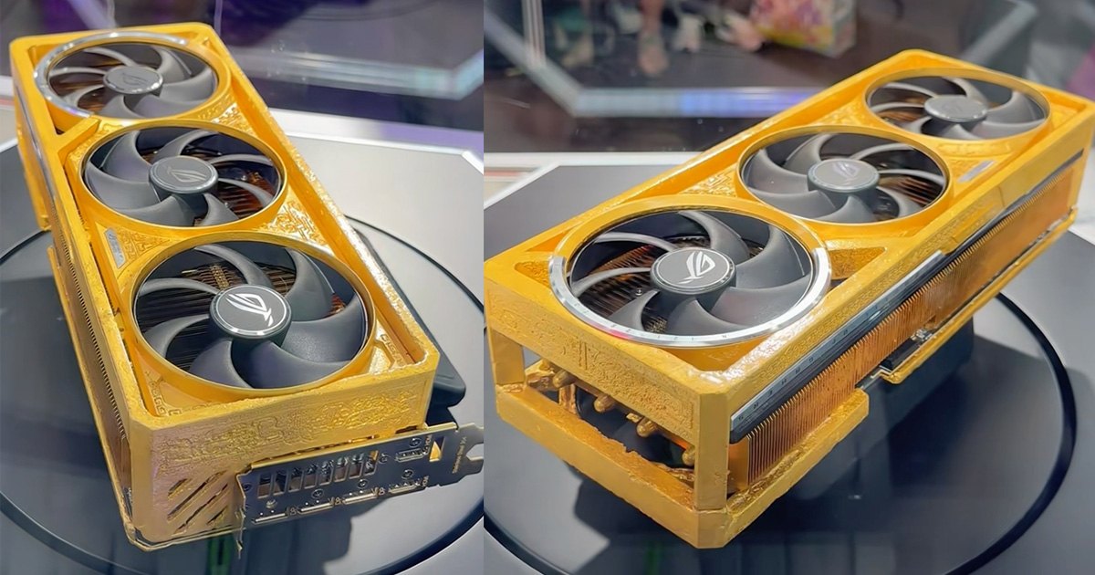 Най-скъпата видеокарта е тук – ROG Astral RTX 5090 с истинско злато!