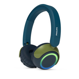 Безжични слушалки Philips TAK4200CT, On-ear, Bluetooth, USB-C, Chrystal Teal