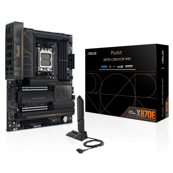 Дънна платка ASUS ProArt X870E-CREATOR WIFI, AM5, DDR5, ATX, PCIe 5.0