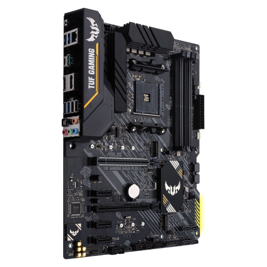 Дънна платка ASUS TUF GAMING B450-PLUS II, AM4, B450, 4xDIMM, DDR4, до 128GB, M.2, 90MB1650-M0EAY0