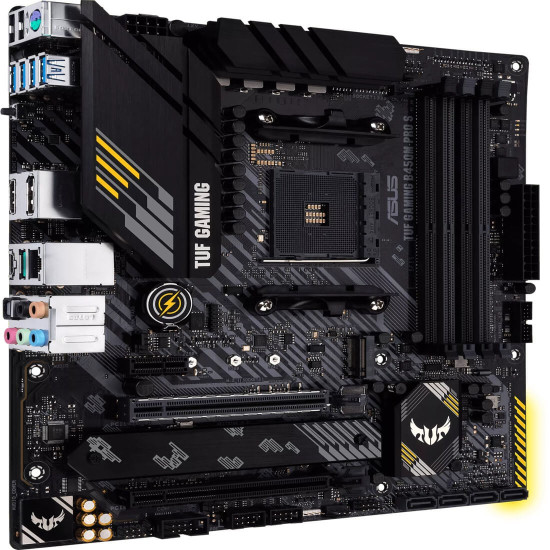 Дънна платка ASUS TUF GAMING B450M-PRO S, Socket AM4, microATX, 4xDDR4, HDMI, DP