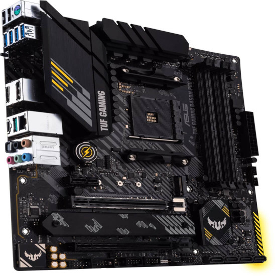 Дънна платка ASUS TUF GAMING B450M-PRO S, Socket AM4, microATX, 4xDDR4, HDMI, DP