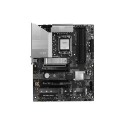 Дънна платка MSI PRO Z890-S WIFI6E, LGA 1851, 4 x PCIe x16, 3 x M.2, 6 x USB 3.2 Gen 1, HDMI, DisplayPort, 2.5G LAN, Wi-Fi 6E, 7.1-канално аудио
