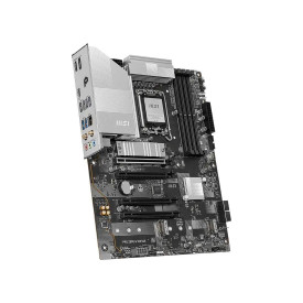 Дънна платка MSI PRO Z890-S WIFI6E, LGA 1851, 4 x PCIe x16, 3 x M.2, 6 x USB 3.2 Gen 1, HDMI, DisplayPort, 2.5G LAN, Wi-Fi 6E, 7.1-канално аудио