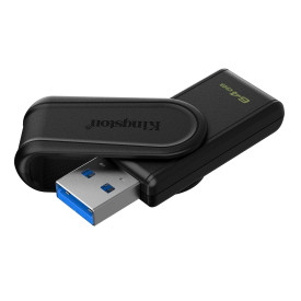 Флаш памет Kingston DataTraveler Exodia S, 64GB, USB 3.2 Gen 1, Black/Black