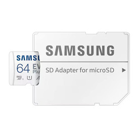 Карта памет Samsung EVO Plus 64GB micro SD Card + Adapter, V10, A1 (MB-MC64SA/EU)