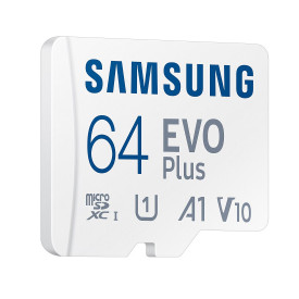 Карта памет Samsung EVO Plus 64GB micro SD Card + Adapter, V10, A1 (MB-MC64SA/EU)