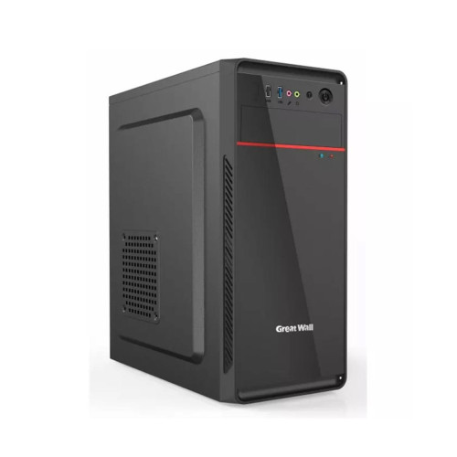 Кутия за компютър VLine K23, 2 x 3.5 инча HDD, 2 x 2.5 инча SSD, 1 x 5.25 инча, 1 x USB 1.0, 2 x USB 3.0, 7 слота, 20+4 pin, 4 x SATA, PSU 600W, 120 мм