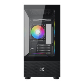 Кутия за компютър XIGMATEK Alphard M, BK, MATX, U3x1 + U2x2, Front + Left TG, ARGB PCB