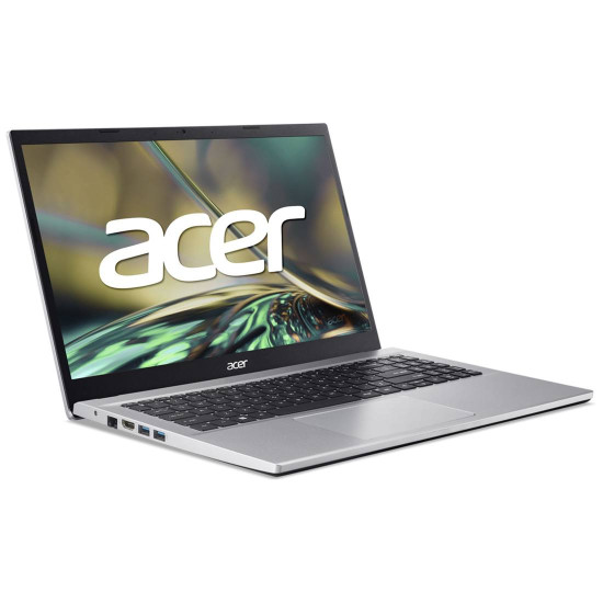 Лаптоп ACER Aspire 3 A315-59-774G, Core i7-1255U, 15.6 инча, FHD IPS, 8GB RAM, 1TB SSD, Сив