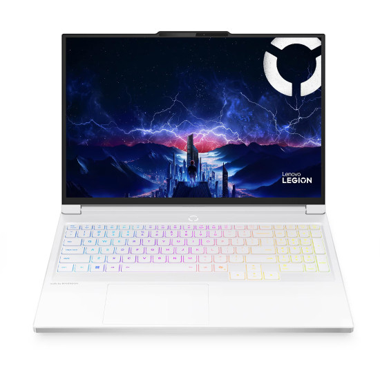 Лаптоп Lenovo Legion 7 16IAX10, 16 инча, Intel Core Ultra 7 255HX, 32GB DDR5, 1TB SSD, NVIDIA GeForce RTX 5060 8GB, OLED WQXGA, 240Hz, Glacier White