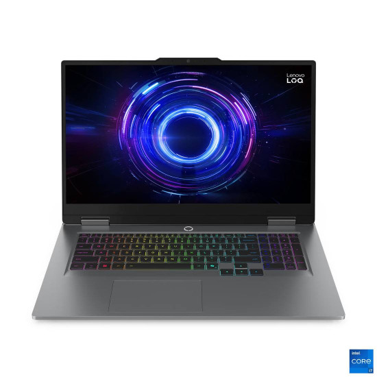 Лаптоп LENOVO LOQ, Intel Core i5-13450HX, 17.3 инча, FHD, 165Hz, 32GB DDR5, 1TB SSD, RTX5050 8GB, Luna Grey