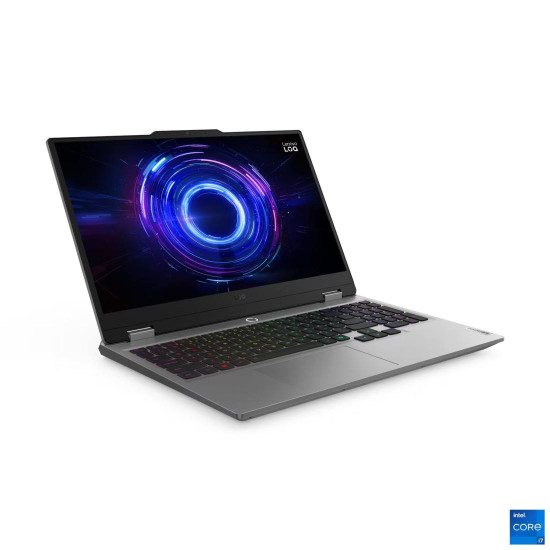 Лаптоп LENOVO LOQ Intel Core i7-13700HX, 15.6 инча, FHD, 144Hz, 16GB DDR5, 512GB SSD, RTX 5060 8GB, Luna Grey