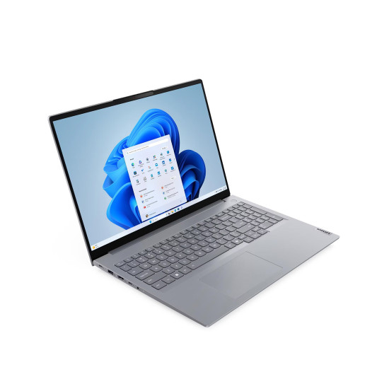 Лаптоп Lenovo ThinkBook 16 Gen 8 IAL, 16 инча, Intel Core Ultra 5 225U, 16GB RAM, 512GB SSD, IPS, WUXGA, Arctic Grey