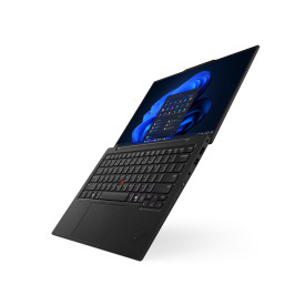 Лаптоп Lenovo ThinkPad X1 Carbon Gen 13 Aura Edition, 14 инча OLED 2.8K, Core Ultra 7 265U, 64GB LPDDR5x, 1TB SSD PCIe 5.0, Windows 11 Pro, Wi-Fi 7, Black