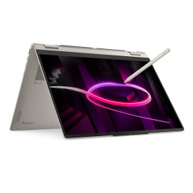 Лаптоп LENOVO Yoga 7 2-in-1, AMD Ryzen AI 7 445, 16 инча, WUXGA OLED, 24 GB DDR5, 1 TB PCIe SSD, Windows 11 Home, Seashell