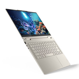 Лаптоп LENOVO Yoga 7 2-in-1 Intel Core Ultra 5 226V, 14 инча, 2.8K OLED, 500N, 120Hz, Touch, 16GB DDR5, 1TB SSD, Windows 11 Home, Seashell
