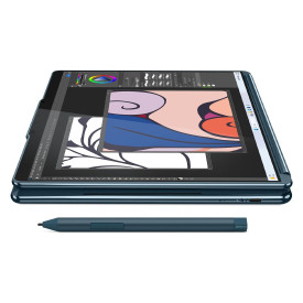 Лаптоп Lenovo Yoga Book 9, Intel Ultra 7 155U, 2x13.3 инча 2.8k OLED Touch, 32GB DDR5, 1TB SSD, Windows 11 Pro