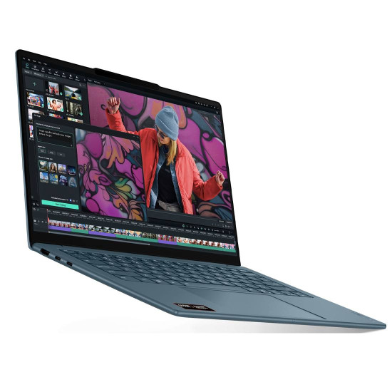 Лаптоп LENOVO Yoga Slim 7, AMD Ryzen AI 7 345, 14 инча, 16 GB DDR5, 1 TB PCIe, Tidal Teal