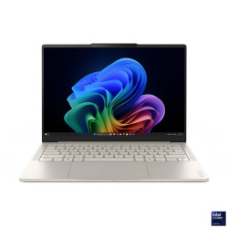 Лаптоп Lenovo Yoga Slim 7, Intel Core Ultra 7 258V, 14 инча WUXGA OLED 400N, 32GB DDR5x, 512GB SSD, Windows 11 Home, Seashell