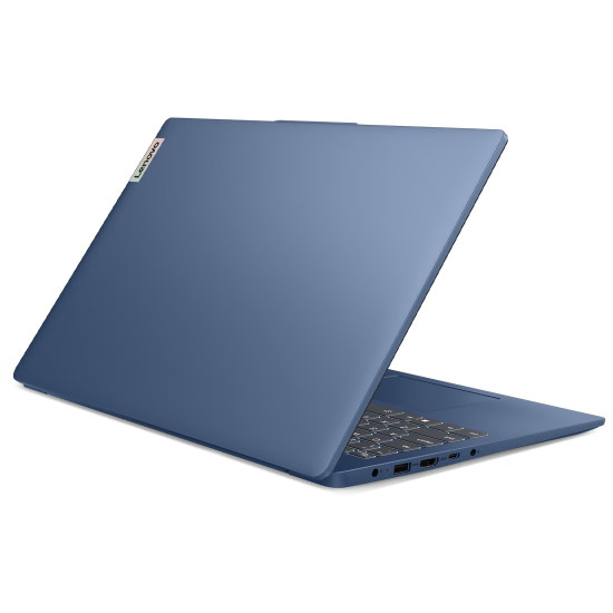 Лаптоп LENOVO IdeaPad Slim 3, Intel Core i5-120U, 15.6 инча, FHD, 16GB DDR5, 512GB SSD, Син