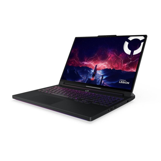 Лаптоп LENOVO Legion Pro 7, AMD Ryzen 9 9955HX, 16 инча WQXGA OLED, 500 нита, 240Hz, HDR, RTX 5070 Ti 12GB, 64GB DDR5 RAM, 1TB SSD, Eclipse Black