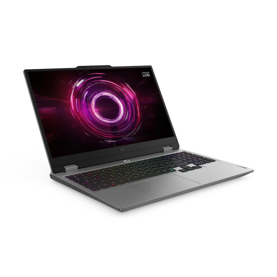 Лаптоп LENOVO LOQ, AMD Ryzen 5 220, 15.6 инча Full HD, 144Hz, RTX 5050 8GB, 16GB DDR5 RAM, 512GB SSD, Luna Grey