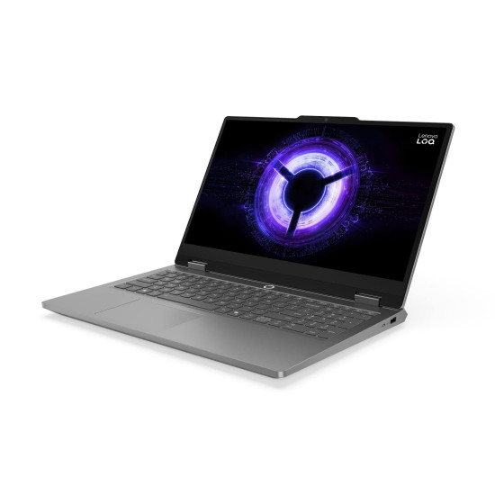 Лаптоп LENOVO LOQ Essential, Intel Core i5-13450HX, 15.6 инча Full HD, 144Hz, RTX 5060 8GB, 16GB DDR5 RAM, 512GB SSD, Luna Grey