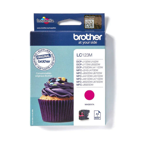 Мастило Brother LC123M, Magenta