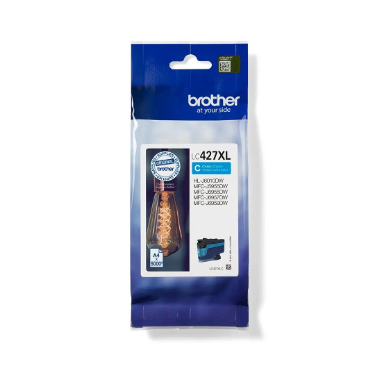 Мастило BROTHER LC427XLC Cyan 
