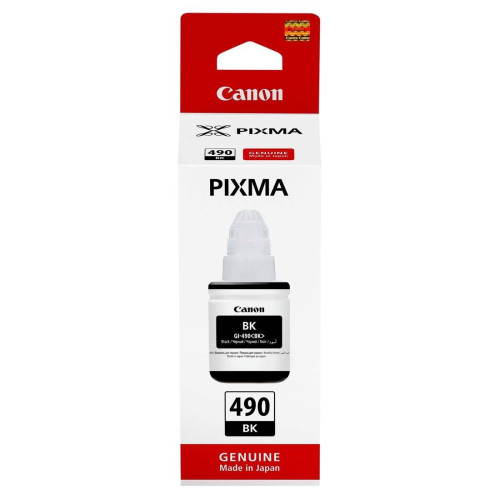 Мастило CANON GI-490PGBK, 0663C001, Black