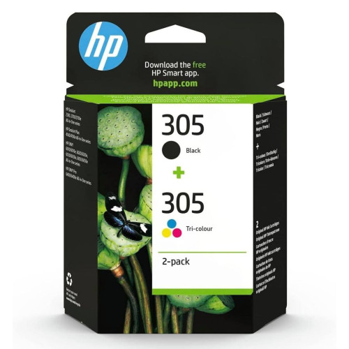 Мастило HP 305, 6ZD17AE, Black, Tri-color