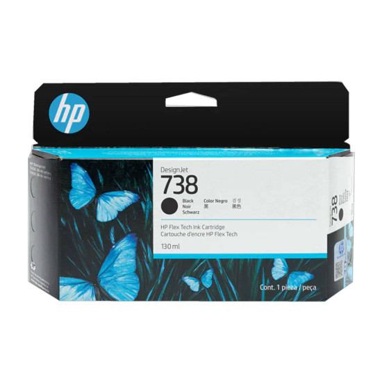 Мастило HP 738, 498N4A, Black