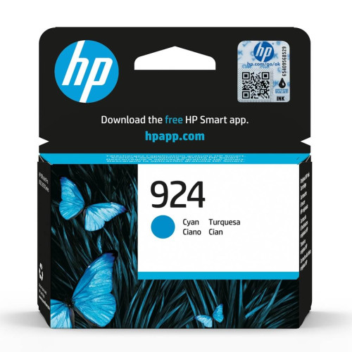 Мастило HP 924, 4K0U3NE, Cyan