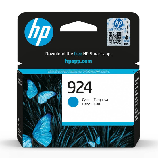 Мастило HP 924, 4K0U3NE, Cyan