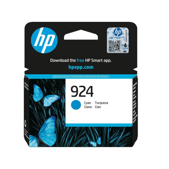 Мастило HP 924 Original, Cyan