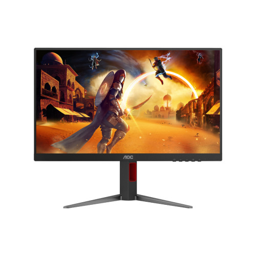Монитор AOC 24G4HA, 23.8 инча, IPS, Full HD, 180Hz, 1ms, Adaptive Sync, HDMI, VGA, Flicker-Free