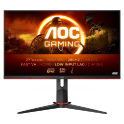Монитор AOC 27G2ZN3/BK, 27 инча, VA WLED, FHD, 280Hz