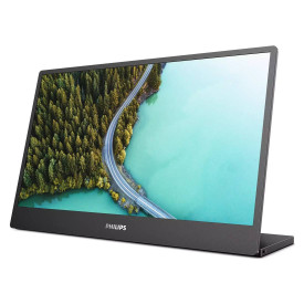 Монитор PHILIPS 3000 Series, 16B1P3302D/00, 15.6 инча, IPS, 1920x1080, USB-C, Черен