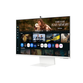 Монитор Samsung Smart Monitor M8 LS32FM801UUXDU, 32 инча, VA, 4K UHD, 60Hz, HDR10, USB-C, Wi-Fi, Bluetooth, Tizen OS