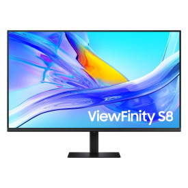 Монитор Samsung ViewFinity S8 S80UD UHD, 37 инча, 16:9, 3840x2160, VA, 5ms, 60Hz, HDR10, sRGB 100, HDMI, DP, USB-C 90 W, LAN