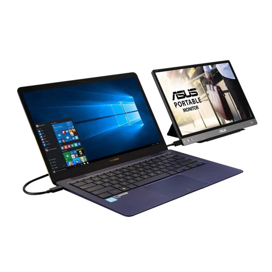 Портативен монитор ASUS ZenScreen MB14AC, USB, 14 инча, IPS, FHD, USB Type-C, Антирефлексен