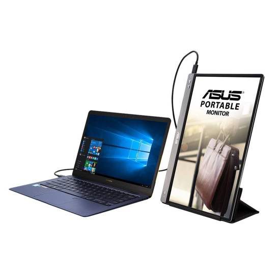 Портативен монитор ASUS ZenScreen MB14AC, USB, 14 инча, IPS, FHD, USB Type-C, Антирефлексен