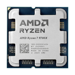 Процесор AMD Ryzen 7 9700X, 5.5GHz, AM5, 8C/16T, 65W, 40MB, TRAY