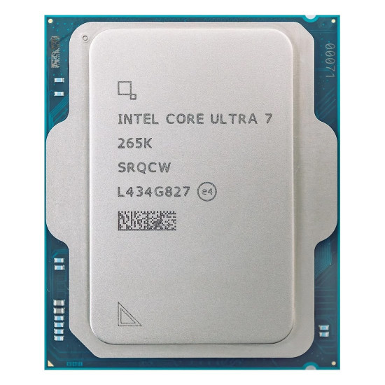 Процесор Intel Core Ultra 7 265K, 3.8GHz, 16 ядра, 22 нишки, 24MB кеш, LGA1851, 125W