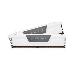 RAM памет Corsair Vengeance, 32GB (2x16GB) DDR5, 6400MT/s, CL32, White, Kit of 2