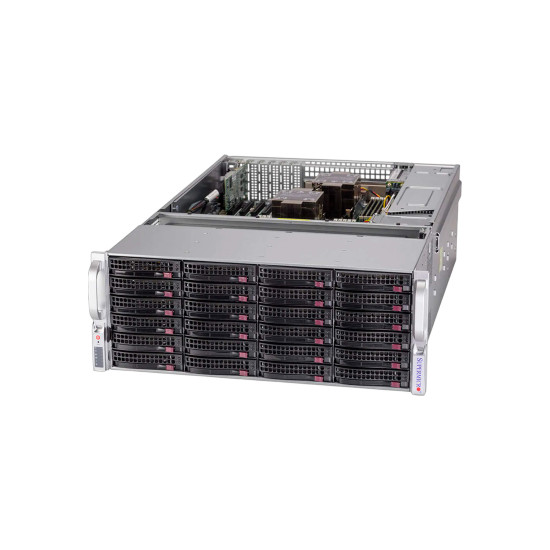 Сървър AS-640P-E1CR36H-OTO-22BG, 2U Rack, 2x Intel Xeon Gold, 512GB DDR4, 8x 2.5" SSD, RAID, Dual PSU, IPMI