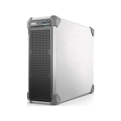 Сървър Dell PowerEdge T160, Intel Xeon E-2414, 2.6GHz-4.5GHz, 12MB кеш, 4 ядра, 8 нишки, 16GB DDR5 4400MHz UDIMM, 2TB HDD SATA, 300W PSU, Tower