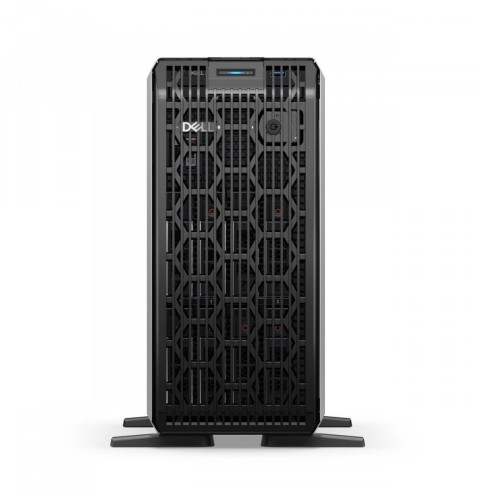 Сървър Dell PowerEdge T360, шаси с 8 x 3.5 инча Hot-Plug SAS/SATA диска, Intel Xeon 6315P, 2.8 GHz, 16 GB UDIMM DDR5 5600 ECC, 480 GB SATA SSD, iDRAC9 Enterprise