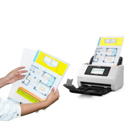 Скенер EPSON, WorkForce DS-900WN, A4, Open Platform, WiFi